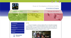 Desktop Screenshot of gte.unizar.es