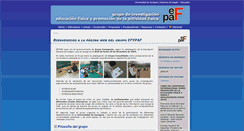 Desktop Screenshot of efypaf.unizar.es