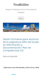 Mobile Screenshot of blog.biblioteca.unizar.es