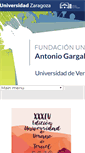 Mobile Screenshot of fantoniogargallo.unizar.es
