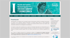 Desktop Screenshot of capituloesb.unizar.es