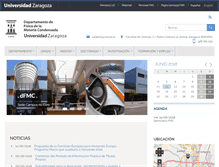Tablet Screenshot of fmc.unizar.es