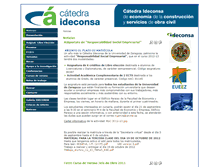 Tablet Screenshot of catedraideconsa.unizar.es