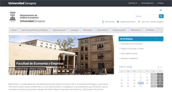 Desktop Screenshot of dae.unizar.es