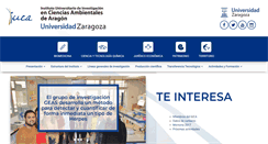 Desktop Screenshot of iuca.unizar.es