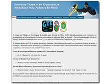 Tablet Screenshot of gtn.unizar.es