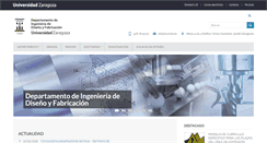 Desktop Screenshot of didyf.unizar.es
