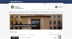 Desktop Screenshot of fyl.unizar.es