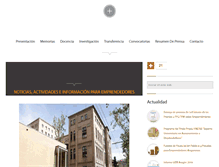 Tablet Screenshot of catedraemprender.unizar.es