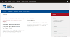 Desktop Screenshot of fcsh.unizar.es