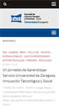 Mobile Screenshot of fcsh.unizar.es