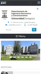 Mobile Screenshot of diec.unizar.es