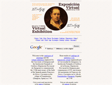 Tablet Screenshot of goya.unizar.es