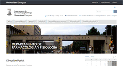 Desktop Screenshot of depfarfi.unizar.es