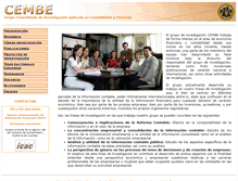 Tablet Screenshot of cembe.unizar.es