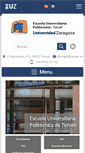Mobile Screenshot of eupt.unizar.es