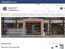 Tablet Screenshot of eupt.unizar.es