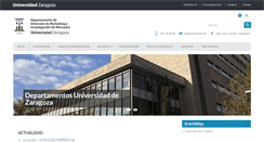 Desktop Screenshot of marketing.unizar.es