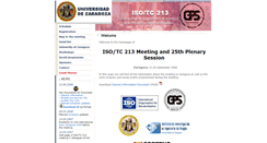 Desktop Screenshot of isotc213.unizar.es