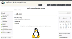Desktop Screenshot of osluz.unizar.es