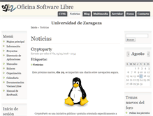 Tablet Screenshot of osluz.unizar.es
