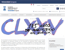 Tablet Screenshot of magister.unizar.es