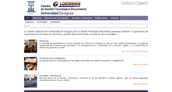 Desktop Screenshot of catedralogisman.unizar.es