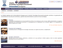 Tablet Screenshot of catedralogisman.unizar.es